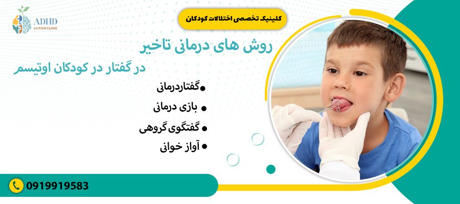 روش های درمانی تاخیر در گفتار در کودکان اوتیسم